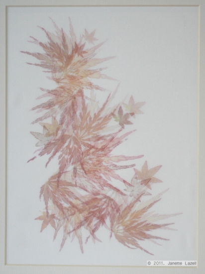 Mixed media-leaf printing 3