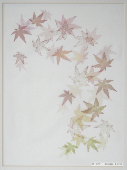 Mixed media-leaf printing 5