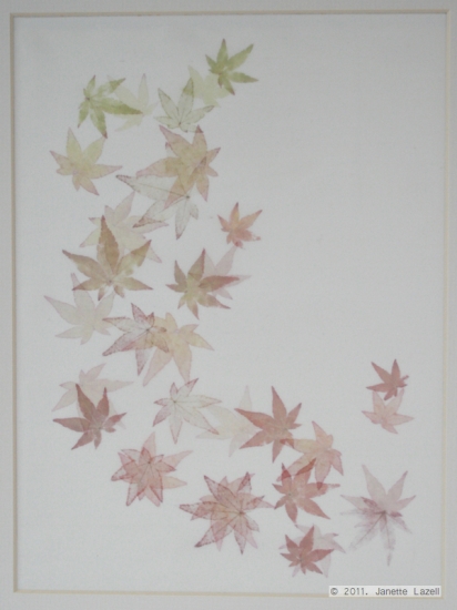 Mixed media-leaf printing 6