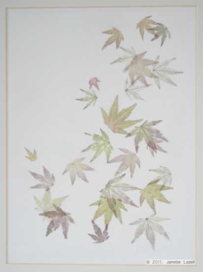 Mixed media-leaf printing 7